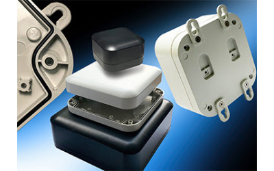 Hammond Mfg New IP68 / IP66 1557 Series Sealed Wall Mount/Desktop Plastic Enclosures